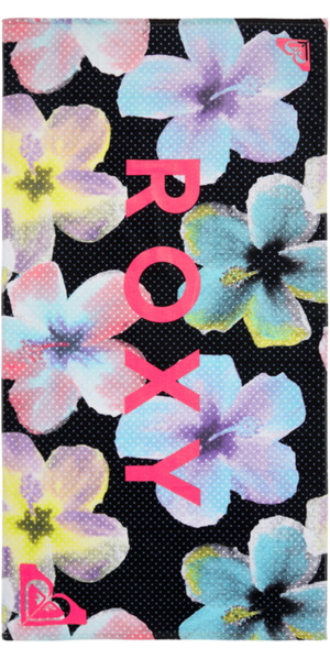 2026 Roxy Womens Into The Sun Towel ERJAA04359 - Anthracite Im Fleur Real